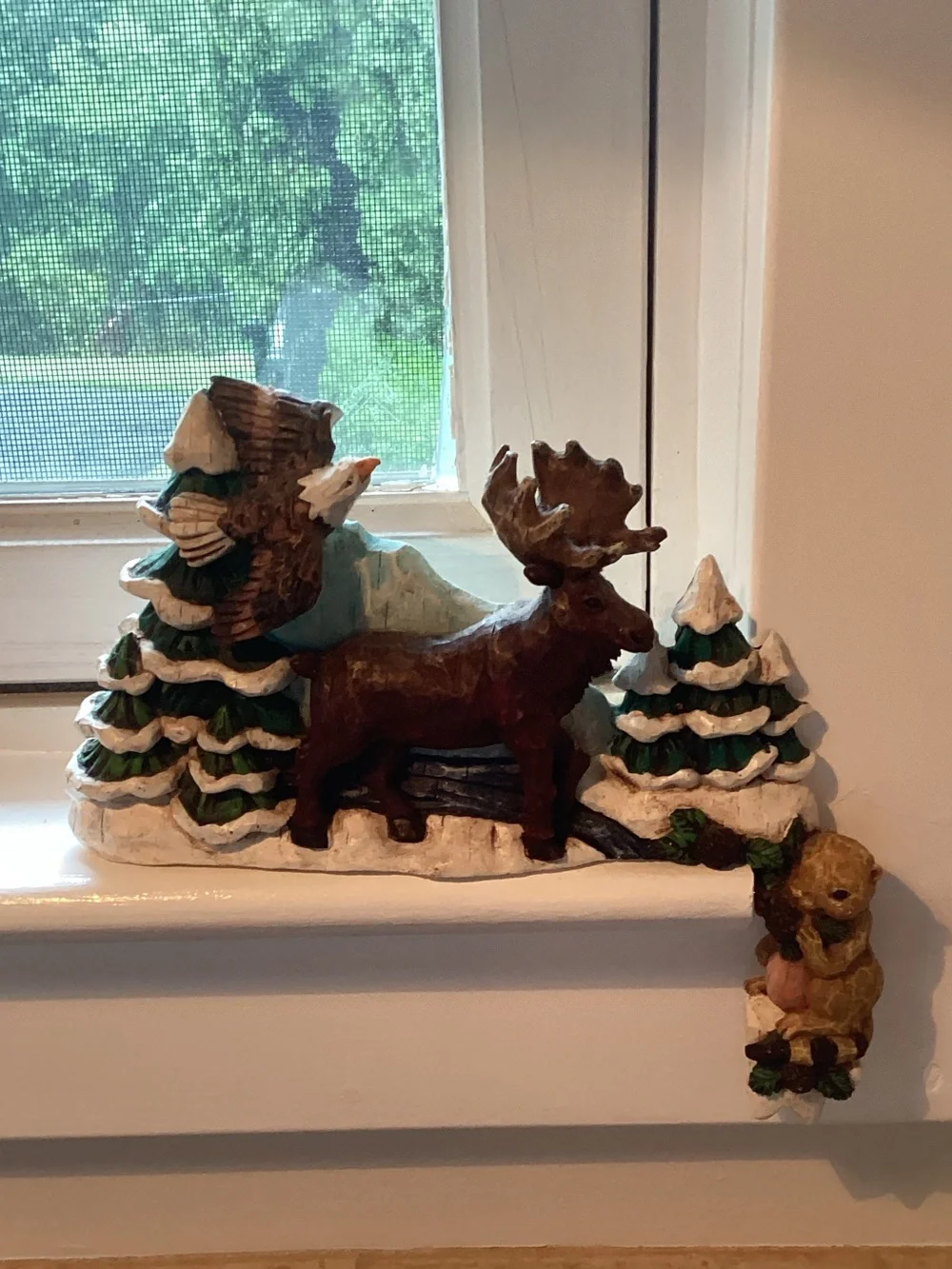 2 Vintage window sill huggers